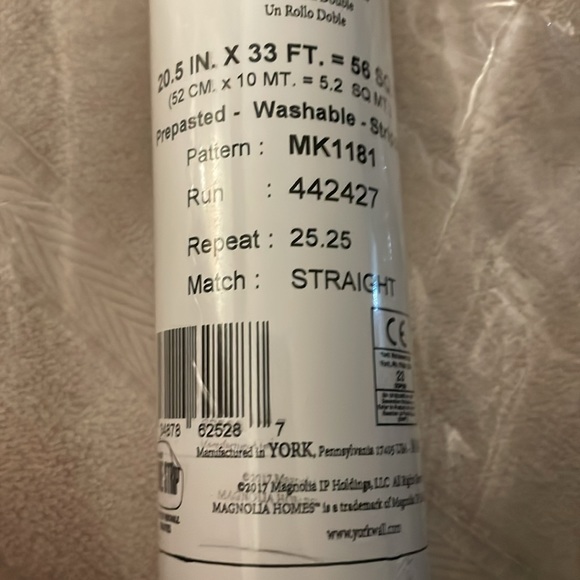 2 / Anthropologie Magnolia Home Hopscotch Wallpaper #2 - Picture 7 of 9